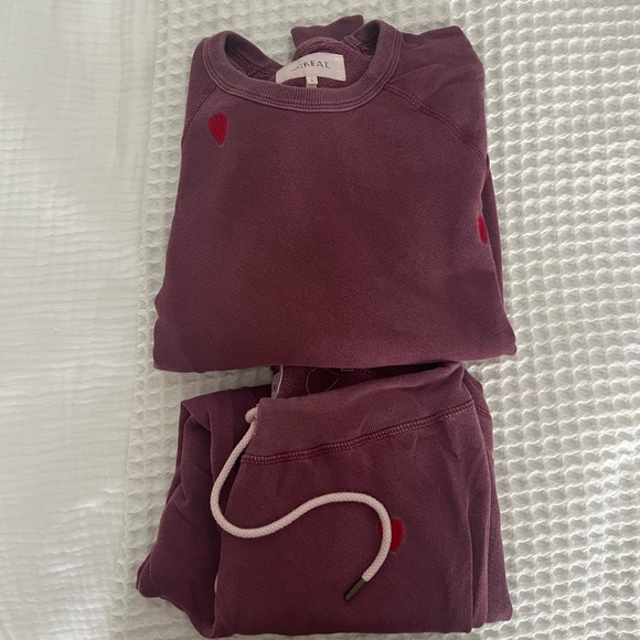 The Great Red Heart Sweatshirt & Sweatpant Set 0 / S - Picture 4 of 9
